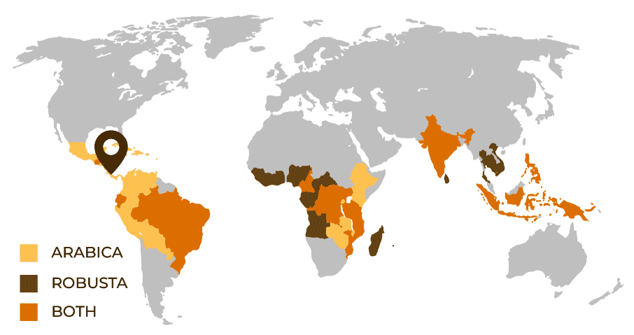 Posizione geografica del Messico Paese in America del Nord